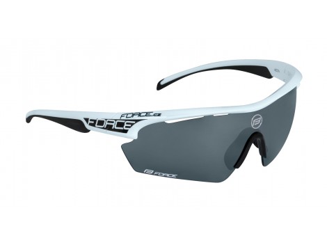 brýle FORCE AEON, bílo-černé, černá laser skla