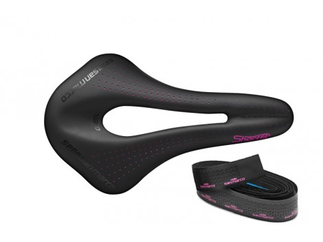 Shortfit Open-Fit Supercomfort Racing Wide Lady KIT (black/pink) + omotávka